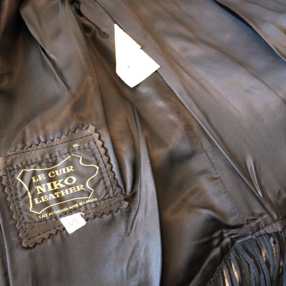 LEATHER FRINGE JACKET - Picture 11 of 11